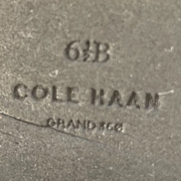 Cole Haan Grand 360 Leather Chelsea Boots 1.25" Gripper Heel Black Sz 6.5B - Picture 12 of 13